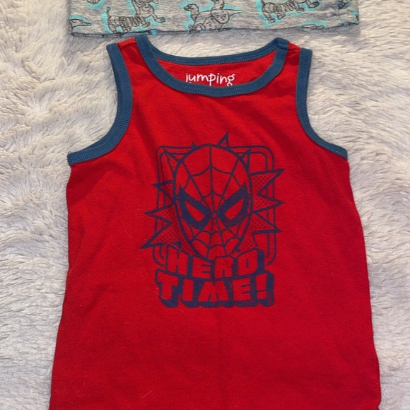 JUMPING BEANS TODDLER SHIRT & TANK TOP BUNDLE - Picture 2 of 7